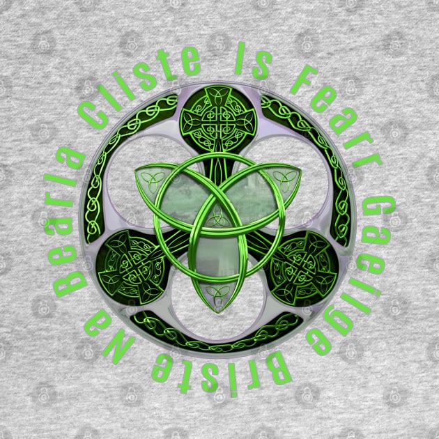 Celtic Gaelic Irish Saying Ireland Trinity Knot by macdonaldcreativestudios